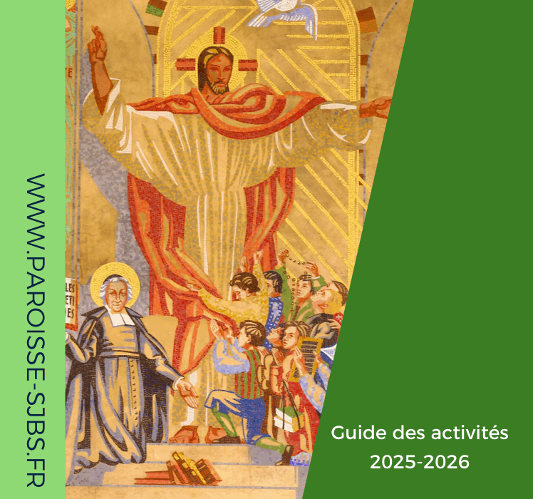 Couverture du guide des activités paroissiales 2025-2026