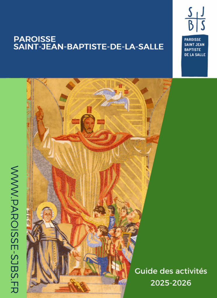 Couverture du guide des activités paroissiales 2025-2026